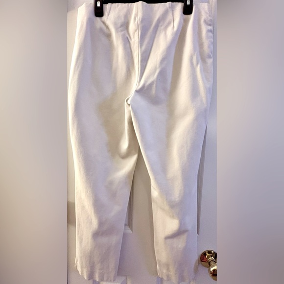 Chico’s Pants Trousers cream ivory tapered stretch, 2 Short (US 12 or L) casual - Picture 4 of 4